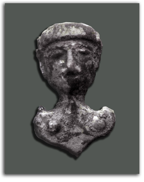 Image of Celtic bust.