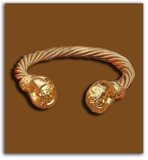 Image of Roman torc neck ring.