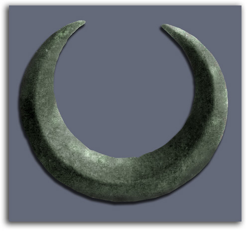 Image of Crescent Brooch.