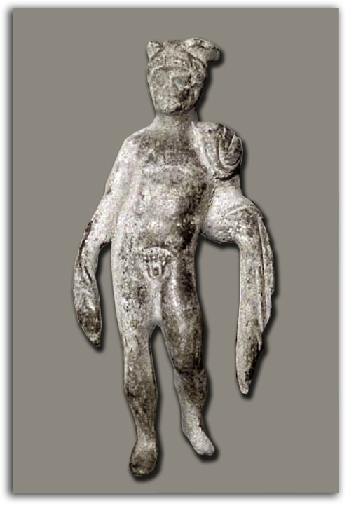 Image of statuette of Hermes.