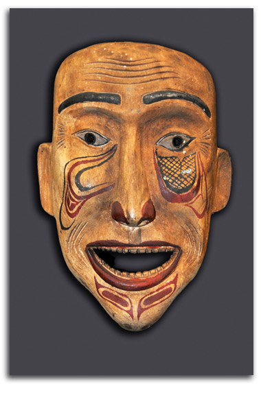 Image of Northwest Coast shaman mask.