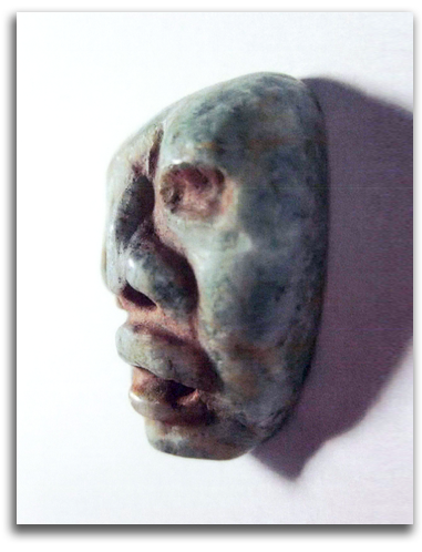 Image of Olmec Nonduality Face - second view.