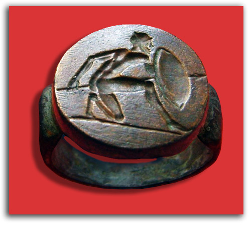 Image of Roman Legionnaire's ring.