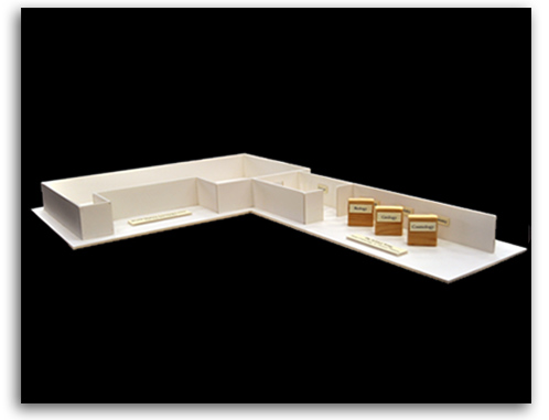 Image of WHLC model: Science Wing.