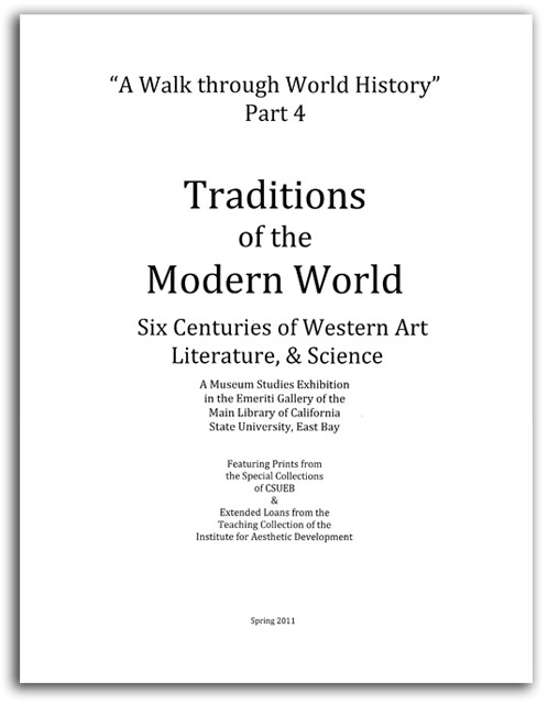 Image of title page for 'Traditions of Modern World'.