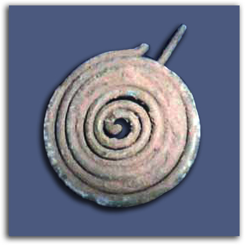 Image of bronze fibula.
