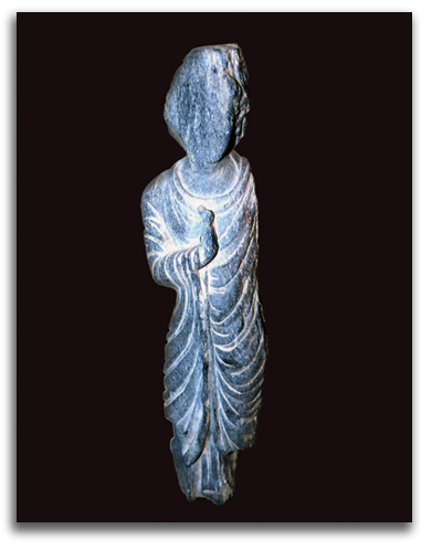 Image of standing Indian Gandhara.