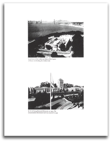 Aerial photos of San Francisco's two Master museums.