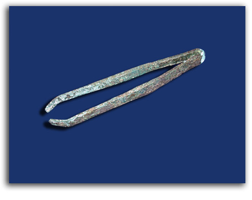 Image of Roman tweezers.