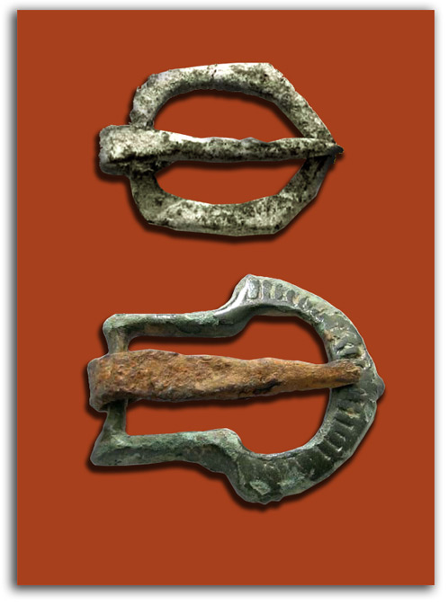 Image of Roman belt buckles.
