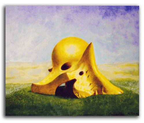 Image of painting by Hermann Finsterlin.