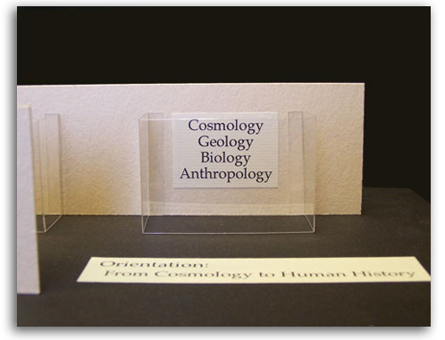 Image of Cosmology wall in Museum Model.