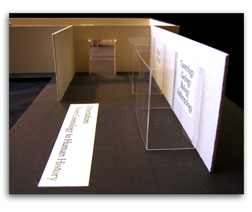 Image of museum model - entrance.