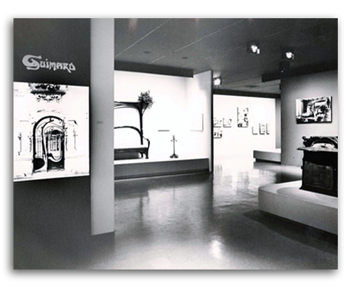 Photo of HECTOR GUIMARD show at MoMA.