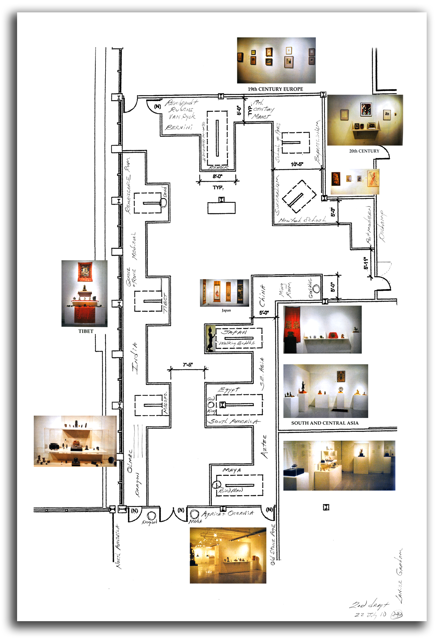 World History Learning Center - large version of floor plan