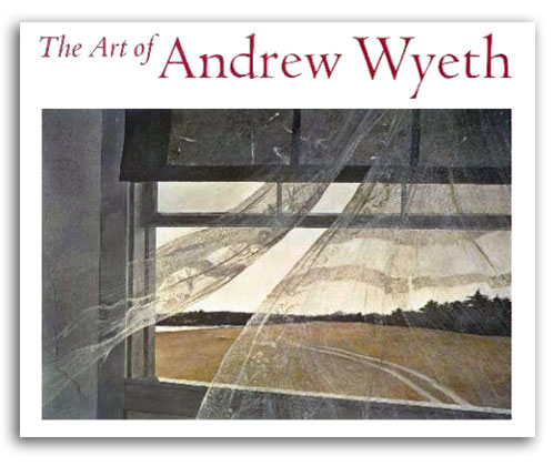 Image of book cover for 'Art of Andrew Wyeth'.